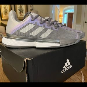 Adidas SoleMatch Bounce tennis shoes women sz 6.5
